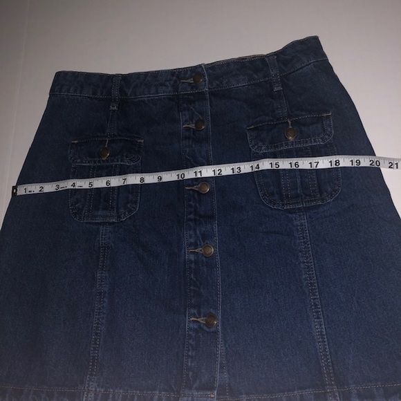 Papaya Denim Skirt - Picture 6 of 8